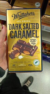 Whittaker's Dark Salted Caramel Chocolate by Whittaker’s - 70% chocolate bar