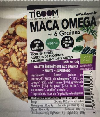 Galette Maca Oméga