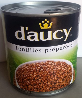 Lentilles préparées Cultivés en France d'aucy 265g