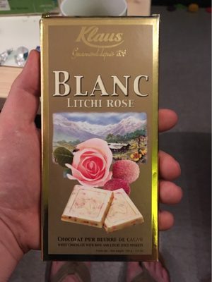 Chocolat. Blanc Au Litchi