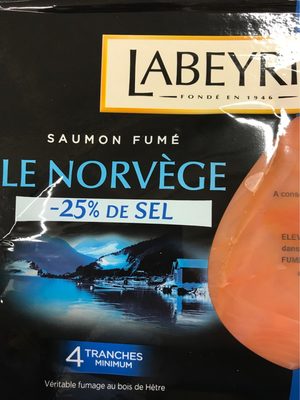 SAUMON ATLANTIQUE FUME AU BOIS DE HETRE -25% SEL