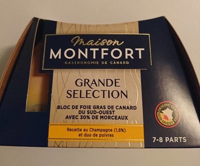 Bloc de foie gras de canard