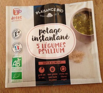 Potage instantané 5 légumes psyllium