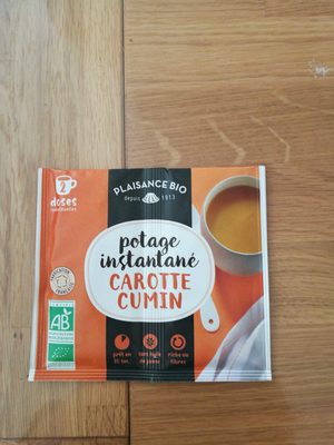 Potage Instantané Carotte Cumin