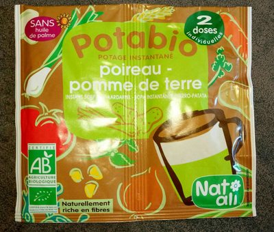 Potabio potage instantané poireau / pomme de terre