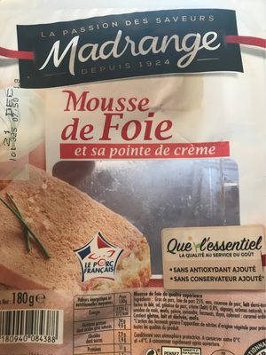 Mousse de foie et sa pointe de crème
