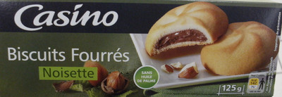Sablés fourrés goût cacao noisette