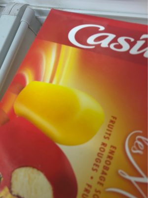 Les minis Vanille enrobage sorbets fruits rouges-fruits jaunes x8