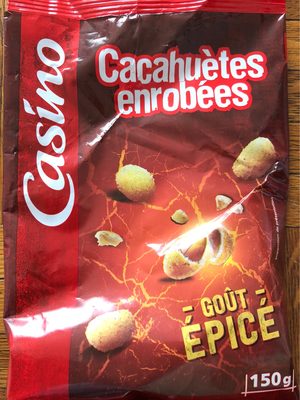 Cacahuètes enrobées goût épicé