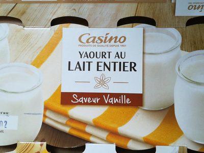 Yaourts au lait entier Vanille