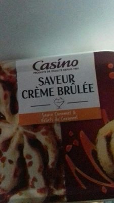Saveur crème brûlée Sauce caramel & éclats de caramel