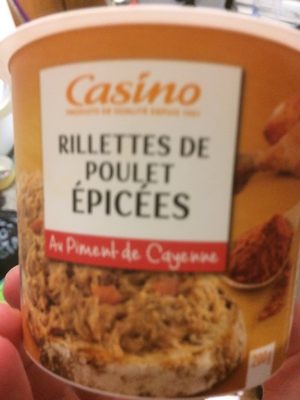 Rillettes de poulet au piment de Cayenne