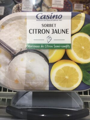 Sorbet citron jaune