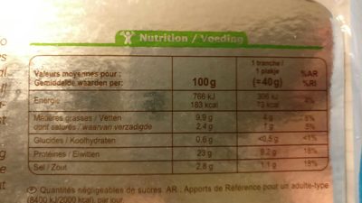 Saumon fumé Décongelé