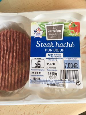 Steak Haché Pur Boeuf 5%