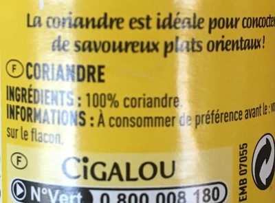Cigalou Coriandre