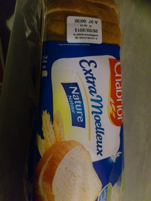 Pain de mie nature extra moelleux