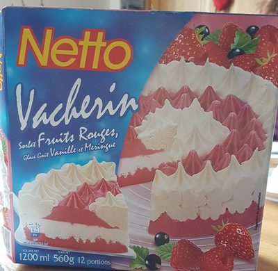 Vacherin fruits rouges - vanille (S/G) - 1200mL