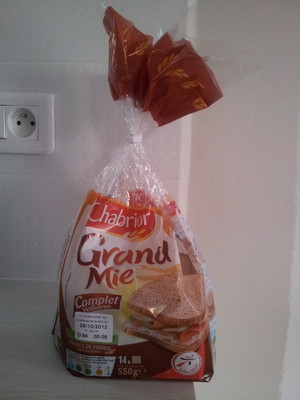 Pain de mie Grand Mie complet