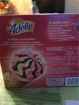 Fraise Vanille Sauce aux Fruits Rouges, aromatisée