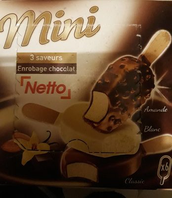 Mini vanille (G) chocolat blanc x2 - chocolat lait amandes x2 - chocolat lait x2 - 60mL