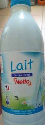 Lait uht 1/2 ecreme bt pack 6x1l