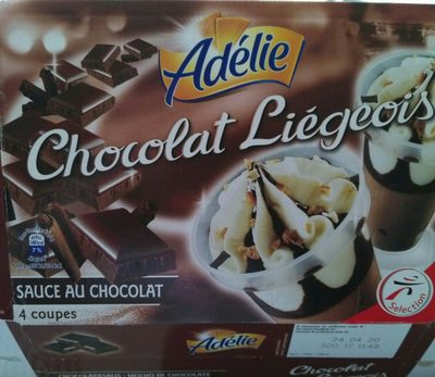 Coupe chocolat liégeois (G) x4 - 125mL