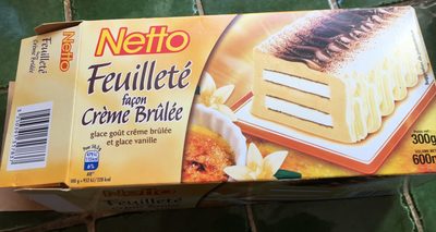 Feuilleté façon crème brûlée (G) - 650mL