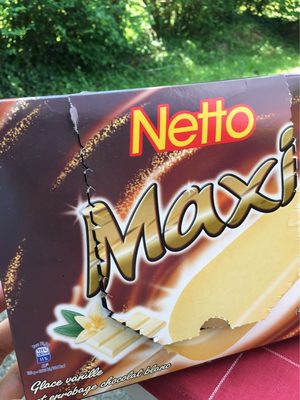 Maxi vanille (G) enrobage chocolat blanc x4 - 120mL