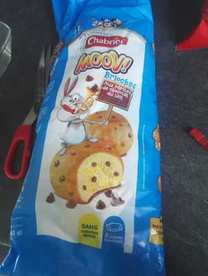 Brioches moov! aux pépites de chocolat au lait