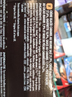 VANILLE PECAN CARAMEL AU BEURRE SALE x 6