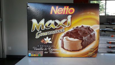 Maxibat gourmand caramel - nougat (G) enrobage chocolat au lait - nougat amandes x4 - 100mL