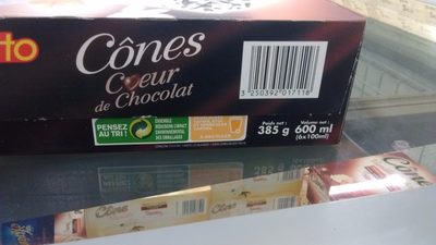 Cône gourmand crunchy choco (CG) x6