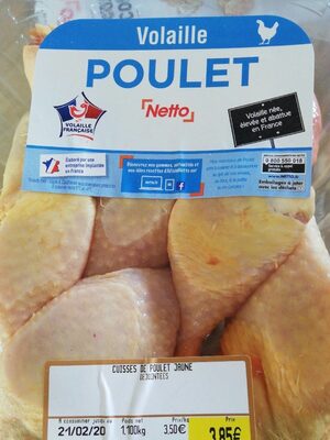 Cuisses de poulet jaune