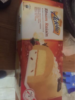 Bûche glacée Rhum Raisins