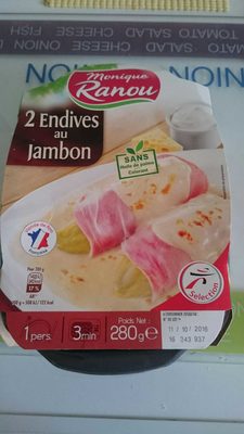 2 ENDIVES AU JAMBON 280g