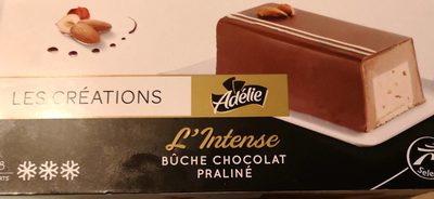 L'intense  Bûche chocolat praliné  8 parts