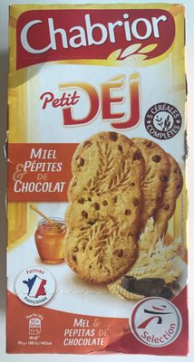 Biscuits petit déj miel & pépites de chocolat