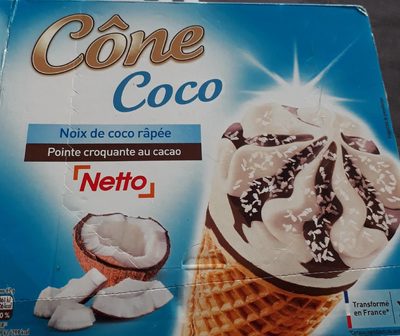 Cône coco (G) noix de coco râpée x6 - 120mL