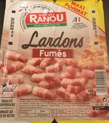 LARDONS FUMES 400g (2X200G) (arrêt)