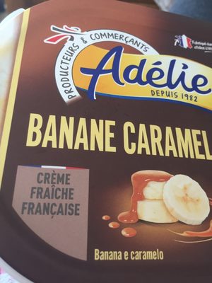 Glace banane caramel