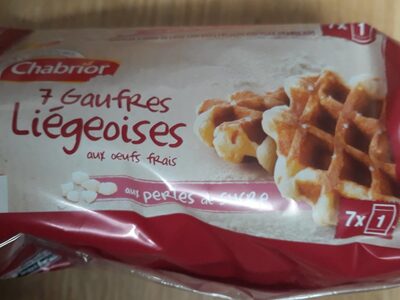 Gaufres de Liège aux perles de sucre x7 - 350g