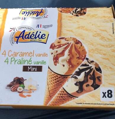 Mini ; carzmel vanille 4 praline vanilke