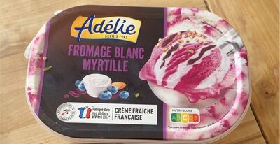 Glace fromage blanc myrtille
