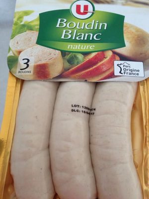 Boudin blanc nature - x3, 375g