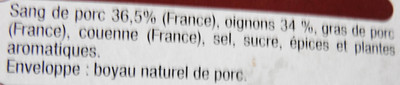 Boudin noir aux oignons - x3, 375g