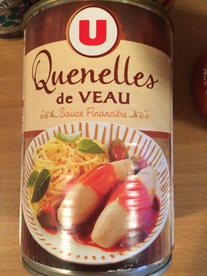 Quenelle de veau sauce financière aromatisée boîte de 400g