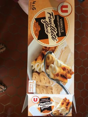 Feuilleté glacé vanille caramel 342g