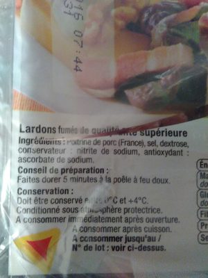 Lardons fumés - 500g