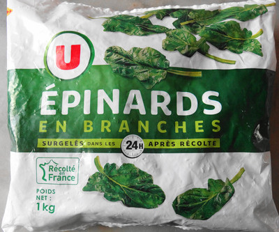 épinards surgelés